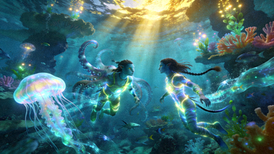 电影《阿凡达：水之道》水下奇幻世界